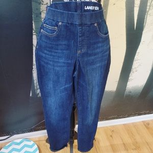 Lands' End Mid Rise Skinny Jeggings